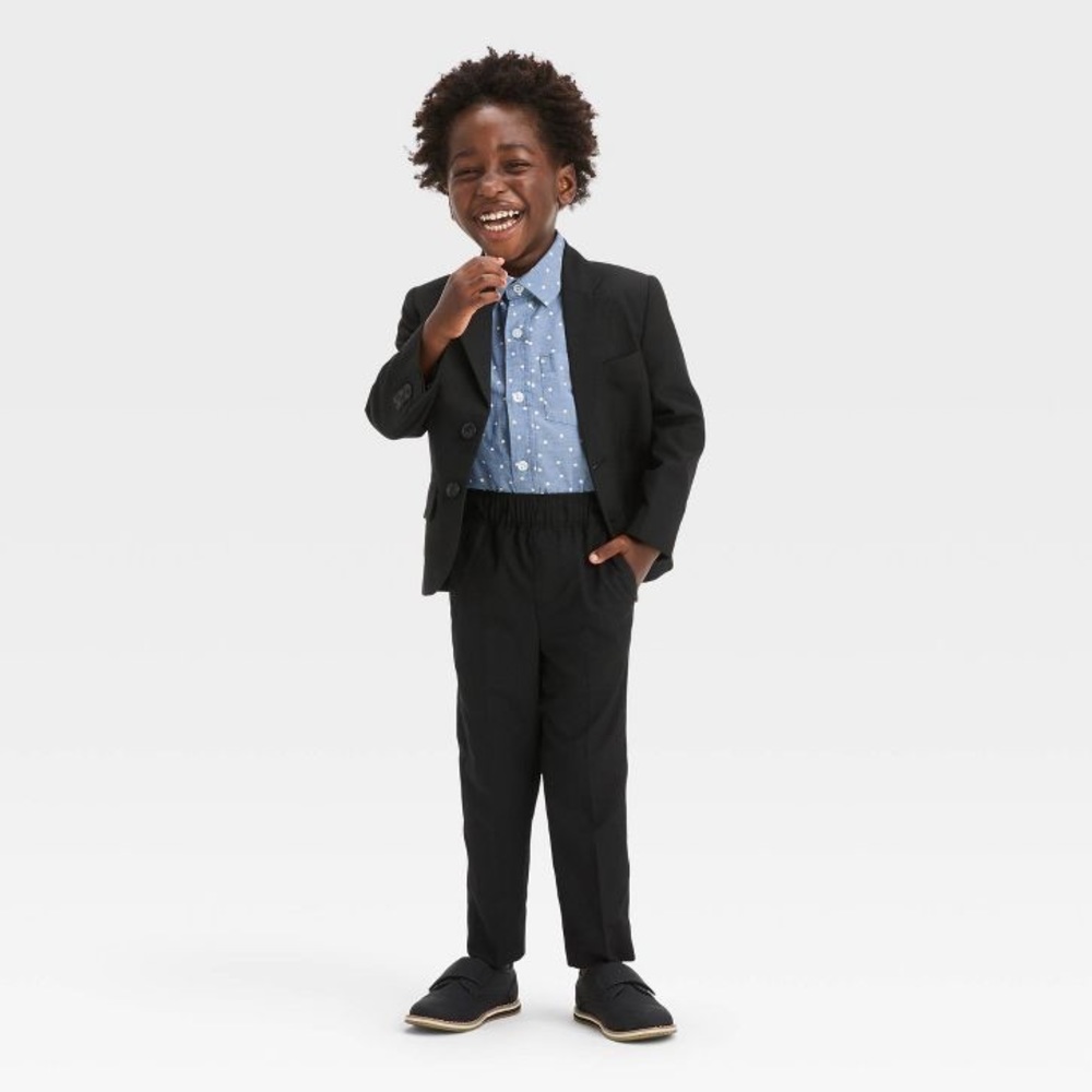 Cat and Jack Black Toddler Suit size 4T